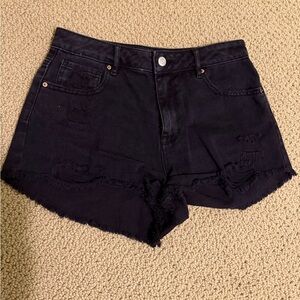 PacSun Black Jean Shorts